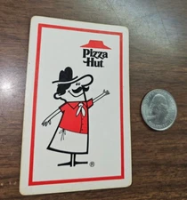 VINTAGE PIZZA HUT 'PIZZA HUT PETE' CARD. ONE 1 RANDOM. QUANT AVAIL