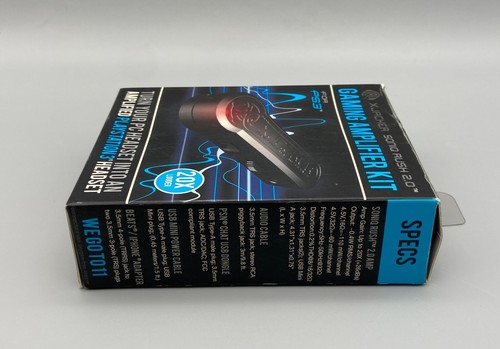 Xjacker Soniq Rush 2.0 Playstation 3 Kit Amplificador Auriculares Juegos 20X Más Fuerte NUEVO - Imagen 4 de 8