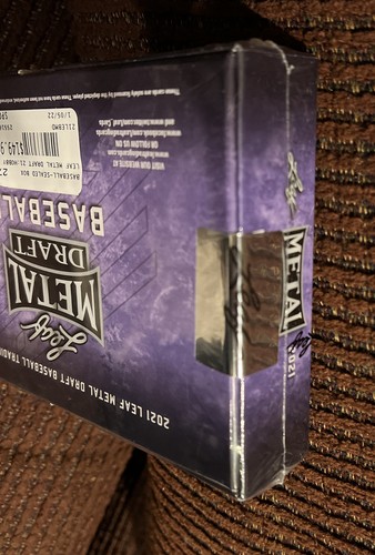 2021 LEAF METAL DRAFT HOBBY BOX MLB BASEBALL ~ 6 AUTOS PER ~ SEALED - Picture 5 of 6