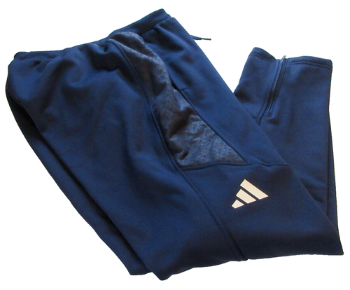 Adidas HS8571 Aeroready Herren Navy Blau Travel Fleece Jogginghose Gr. XL - Bild 2 von 3