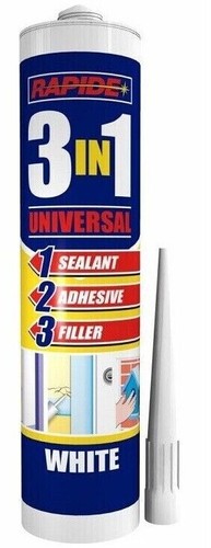 WATERPROOF SILICONE SEALANTS ALL PURPOSE ACRYLIC WHITE CLEAR BLACK BROWN NEW - 第 34/47 張圖片
