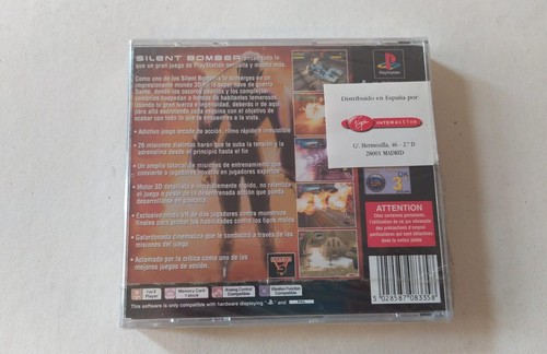 SILENT BOMBER PSX PSone - Nuevo Precintado. Caja con roturas - Imagen 2 de 4