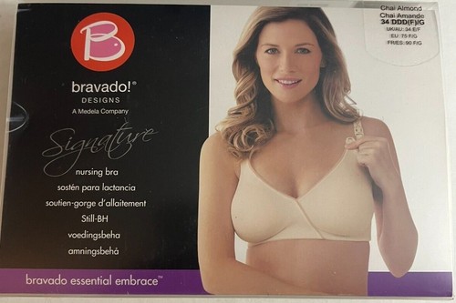 Bravado Designs Essential EMBRACE Nursing Bra CHAI ALMOND New PICK SIZE Medela - Picture 6 of 25