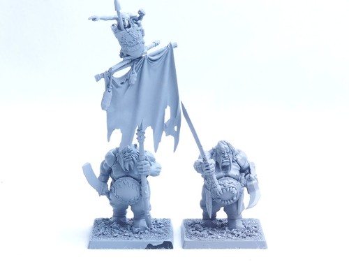 GW WARHAMMER OGOR GLUTTONS X 7.  MONTIERT. BRAUN 1591 - Bild 2 von 5