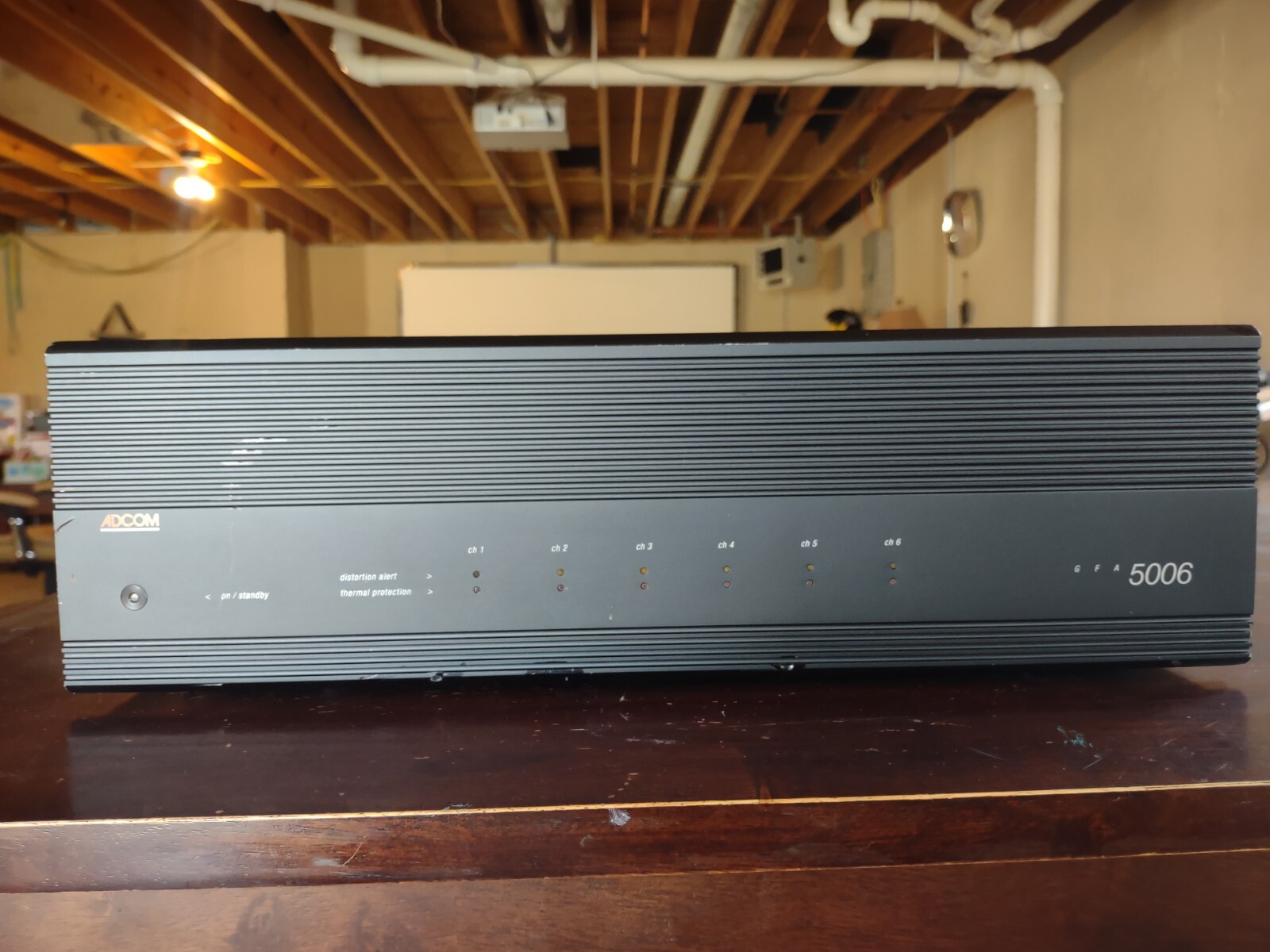 Adcom GFA-5006 Six Channel Bridgeable Amplifier, Fully Functional, Tested