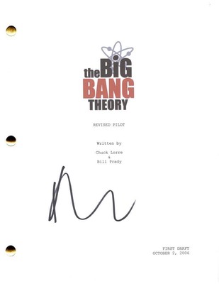 Kaley Cuoco Signed Autograph The Big Bang Theory Pilot Script