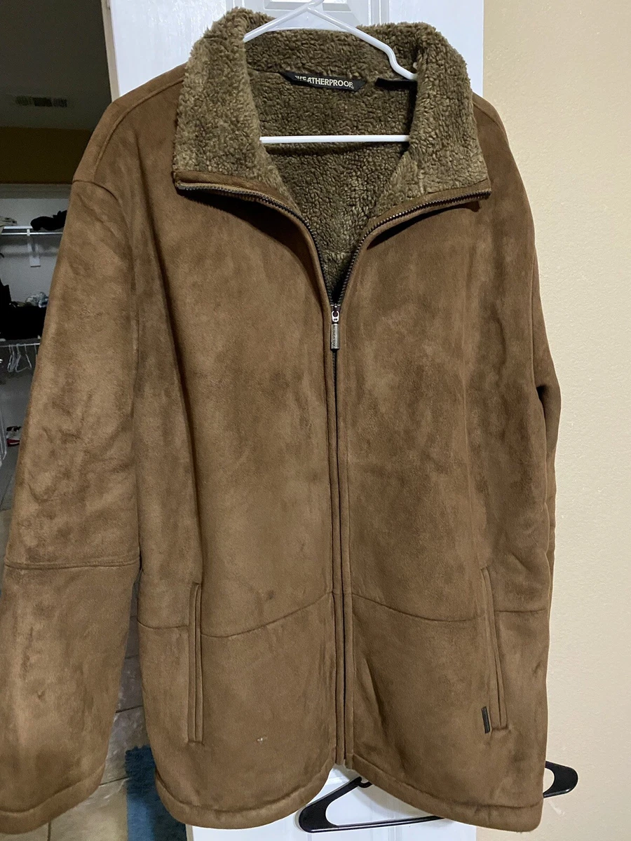 Weatherproof clearance suede jacket
