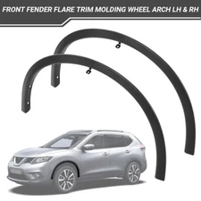 Fit For 2014-2020 Nissan Rogue Left & Right Side Front Fender Flare Molding Trim