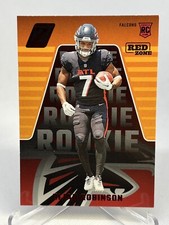 2023 Panini Zenith Red Zone Bijan Robinson #104 Rookie RC