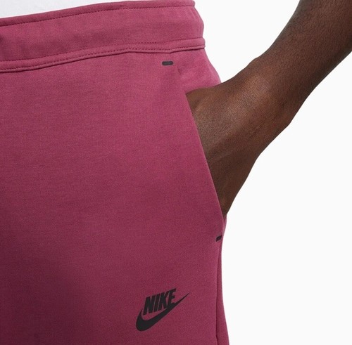 NIKE ROPA DEPORTIVA TECNOLOGÍA PANTALONES DE LANA PALO ROSA CIRUELA NEGRO CU4495 653 talla XL - Imagen 3 de 8
