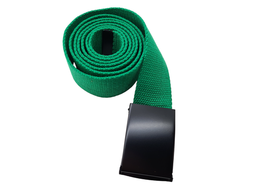 Unisex High Quality Canvas Fabric Webbing Belt Black Buckle Army Style - Picture 89 of 184