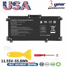 LK03XL Battery For HP ENVY X360 15-BP 15M-BQ 17-AE  17-CE L09281-855 916814-855