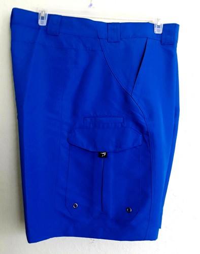 Men Size 44 Bimini Bay Shorts With Teflon Protection Blue Or Khaki WAS $22.74 - Picture 8 of 8