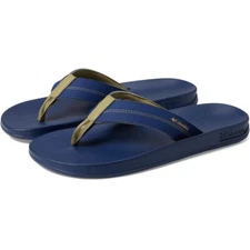 Columbia Hood River Men's Flip Flops Athletic Slide Slippers Blue Sandals #415