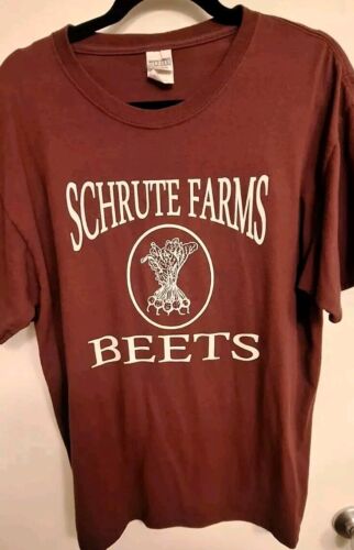 CAMISA SCHRUTE FARMS REMOLACHA - LA OFICINA - Dwight Schrute - REMOLACHA - GRANATE - Grande - Imagen 2 de 19