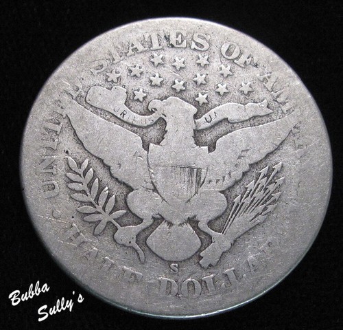 1906 S Barber Half Dollar GOOD - Picture 2 of 2