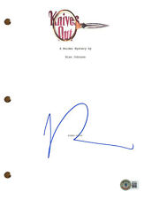 Ram Bergman Signed Autograph Knives Out Full Movie Script Producer Beckett COA Ram Bergman Signed Autograph Knives Out Full Movie Script Producer Beckett COA