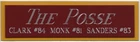 THE POSSE MONK REDSKINS NAMEPLATE FOR SIGNED FOOTBALL HELMET JERSEY PHOTO POSTER