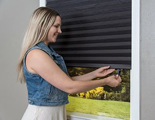 6 Pack Window Sun Shade Pleated Pull Down Cordless Blackout UV Light Movie Room - Image 4 of 4