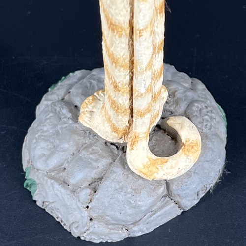 Jim Shore Tabby Cat Skinny Figur Resin 1991 Vintage Folk Art 12" Tall Rare - Bild 9 von 19