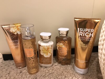 ✨Warm Vanilla Sugar ボディクリーム 226g　5本set✨ Amazon.com : Bath & Body Works Warm Vanilla Sugar Body Set