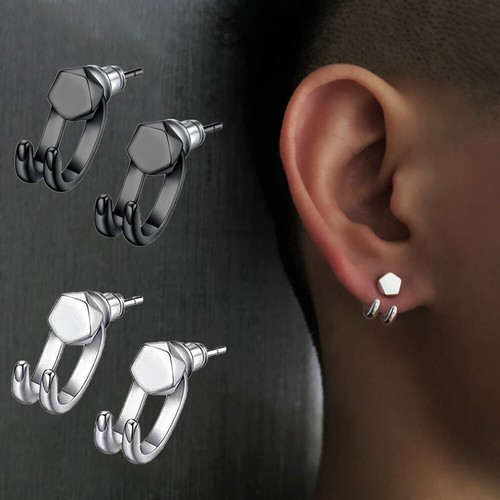 Piercing Ohrringe Ohrstecker Herren Schmuck Unisex Schmuck Ohrstecker - - Bild 10 von 36