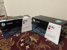 HP 654A Magenta Toner Cartridge CF333A HP LaserJet Enterprise M651 Retail Box