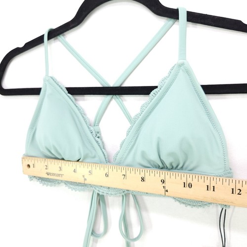 Shade & Shore Boho Crochet Bikini Top Small Removable Pads Adjustable Straps - Picture 7 of 16