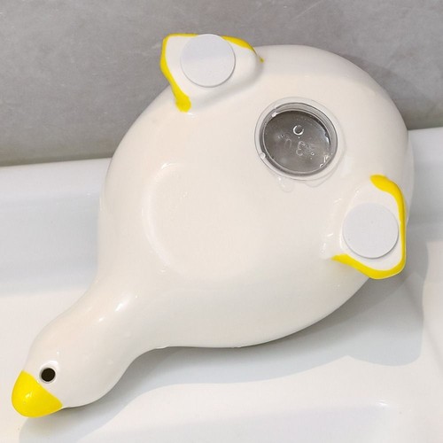 1PC Yellow Duck Shape Soap Box Cartoon Soap Dish Drainable Soap Holder - Picture 7 of 13