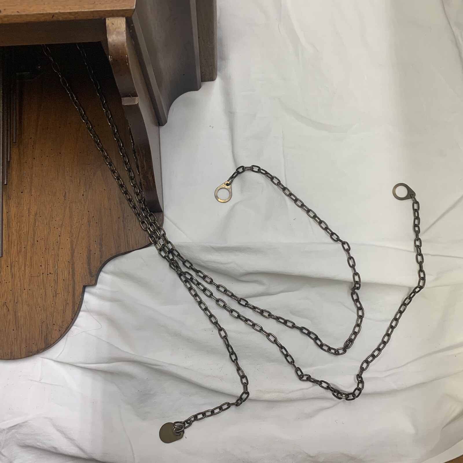 VTG Ridgeway Tempus Fugit Hand Made Maple Wood 35" Wall Clock w/ 3