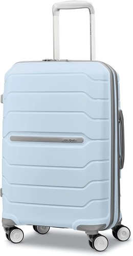 Travel Luggage Carry-on Spinner Water Resistant Hard Shell 21in Blue - Picture 3 of 10