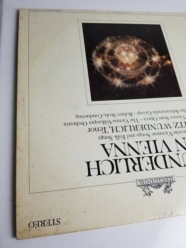 WunderlichIn In Vienna Fritz Wunderlich  Robert Stolz  Vinyl LP HS-25051 - Picture 7 of 7