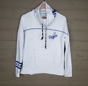Details about PINK Victoria Secret LA Dodgers MLB Cowl Neck Sweater Grey Size Small