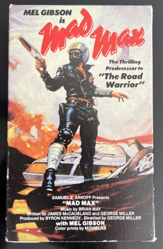 Mad Max. BETA (NIE VHS). lata 80-te Action Classic. Rzadki. Vestron wideo. Betamax. - Zdjęcie 1 z 4
