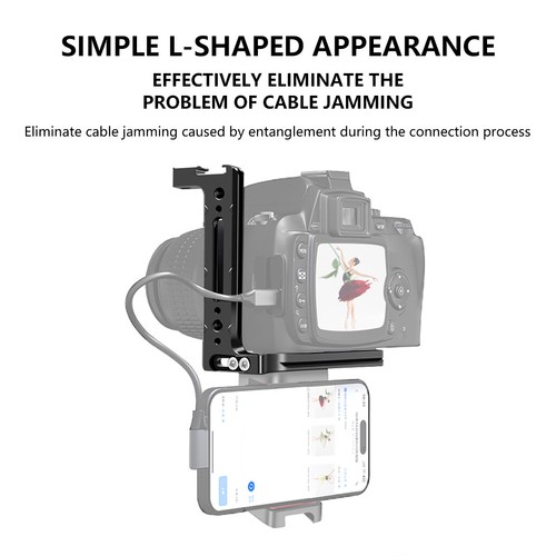 Universal Photography L-shaped Bracket  installation board  base For Cameras - Picture 12 of 14