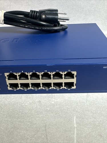 Netgear ProSafe JGS524 V2 24 Port Gigabit Unmanaged Network Switch W/ Rack Ears - Picture 5 of 13