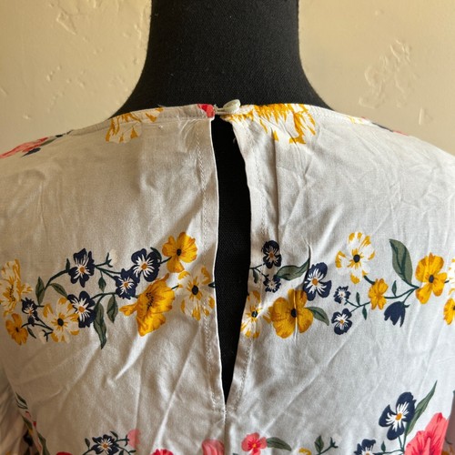 Old Navy Women's Long Sleeve Loose Fit Floral Dress w/ Slip Multicolor Size S - Picture 5 of 12