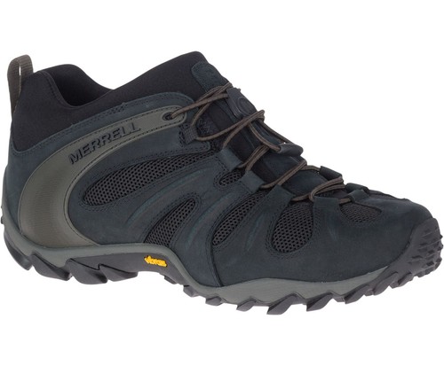 Zapatos de cuero Merrell para hombre que absorben los golpes y absorben la humedad - Imagen 20 de 26