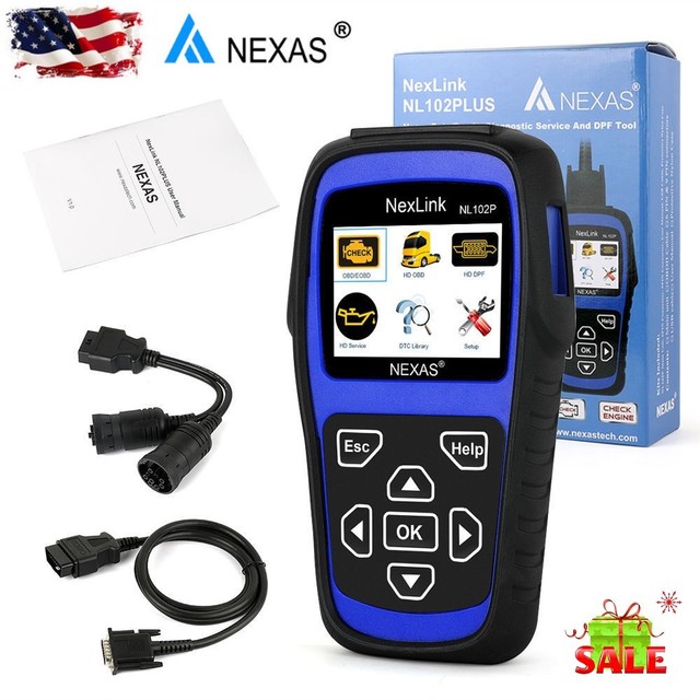 Autel Ml529hd Heavy Duty Code Reader Diesel Truck Obd2 Car Diagnostic