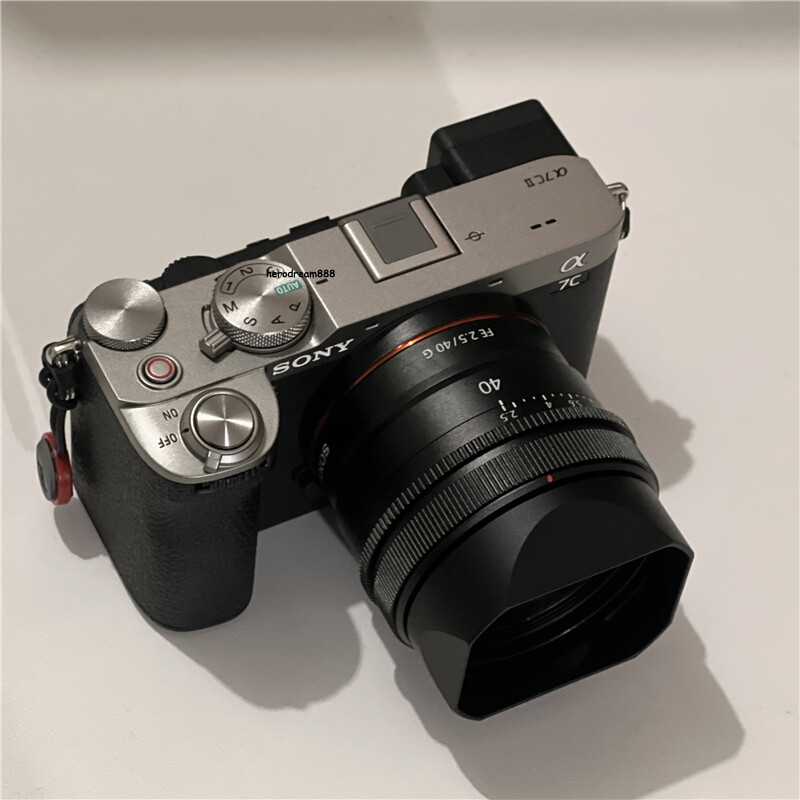 Metal Lens Hood For Sony FE 50mm FE 40mm F2.5G FE 24mm F2.8G