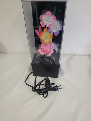 Vintage 1980's Fiber Optic Flower Light Lamp- Musical HO HO Vintage 1980's Fiber Optic Flower Light Lamp- Musical HO HO