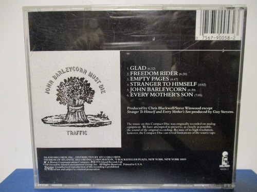 Traffic - John Barleycorn Must Die - CD - MINT condition - E22-1862 - Afbeelding 2 van 2