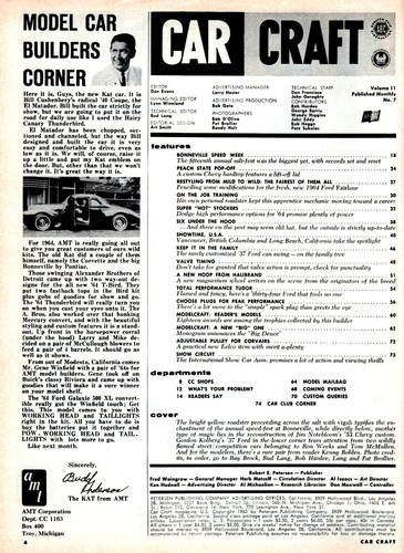 George Barris personal collection, Car Craft Magazine, 1963 Oct & Nov, lot/2 - Imagen 5 de 5