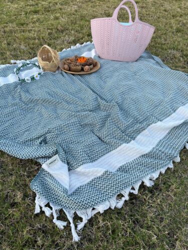 Cottony 100% Turkish Muslin Cotton Blanket - 4 Sizes, 7 Colors Soft & Breathable - Picture 5 of 65