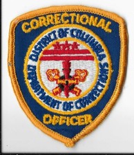 District of Columbia Department of Corrections Officer Shoulder Patch V1