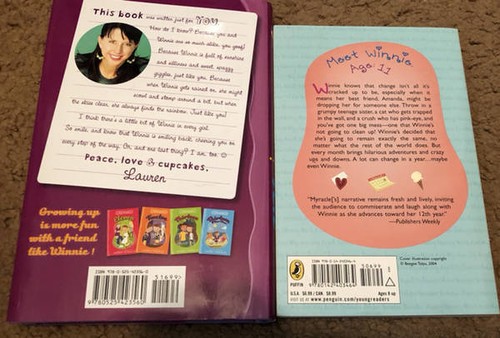 Lauren Myracle Ten & Eleven Gr. 4-5 Winnie Years 2 Bks Series Chapter Books - Bild 2 von 2