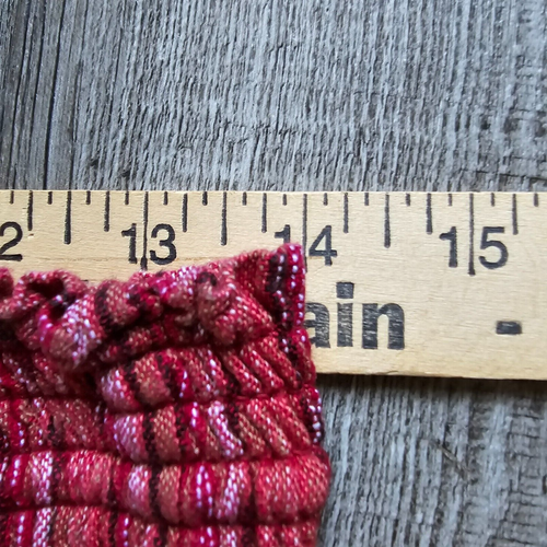 Briggs Shorts Red Linen Womens Large Striped Tassels Pockets Bohemian Festival - Picture 3 of 10