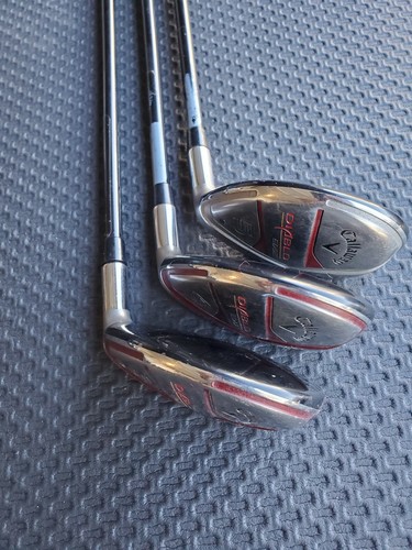 Set Callaway Diablo Edge 3, 4, & 5 Hybrids Graphite Regular - Picture 2 of 6