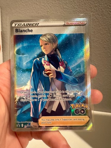 BLANCHE SWSH227 | Pokemon GO TCG Trainer Supporter BLACK STAR PROMO NM 1207#087 - Picture 3 of 4