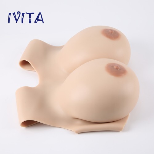 H Cup Silicone Breast Forms False Busts Breasts Vest Style Realistic Boobs Bras - 第 10/12 張圖片